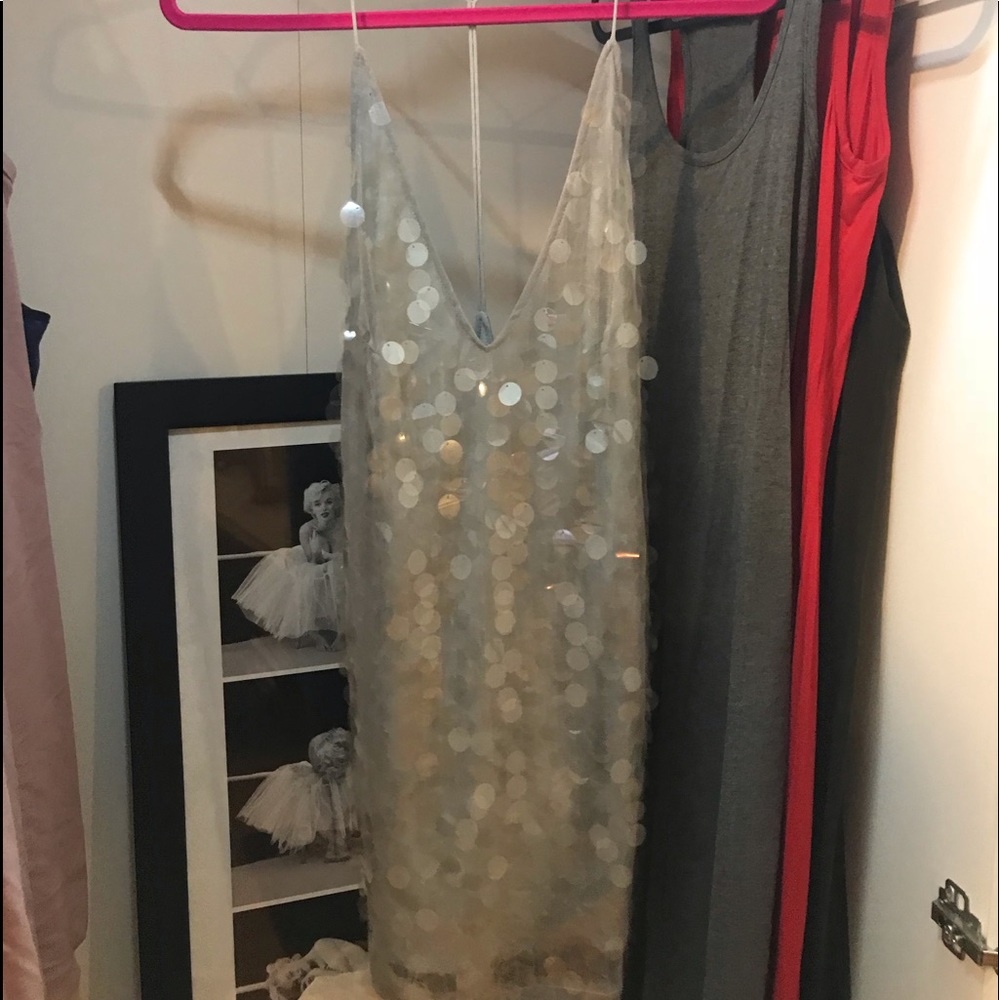 NWT Motel sequin mini dress, size small.